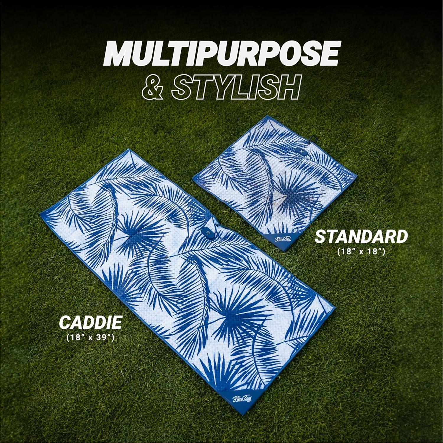 Toalla Magnética Blue Tees Golf 45x45cm con Imán Fuerte