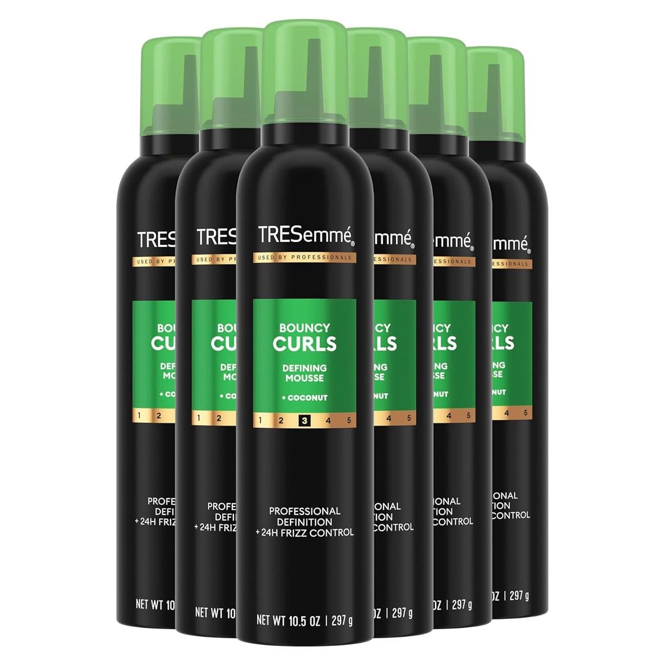 Mousse Hidratante para Rizos TRESemmé 298 g Paquete de 6