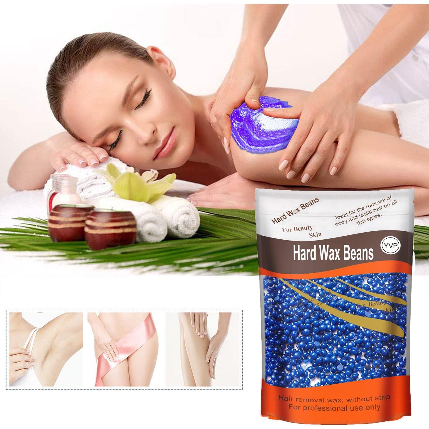 Perlas de Cera Dura Yovanpur 300g para Depilación Indolora