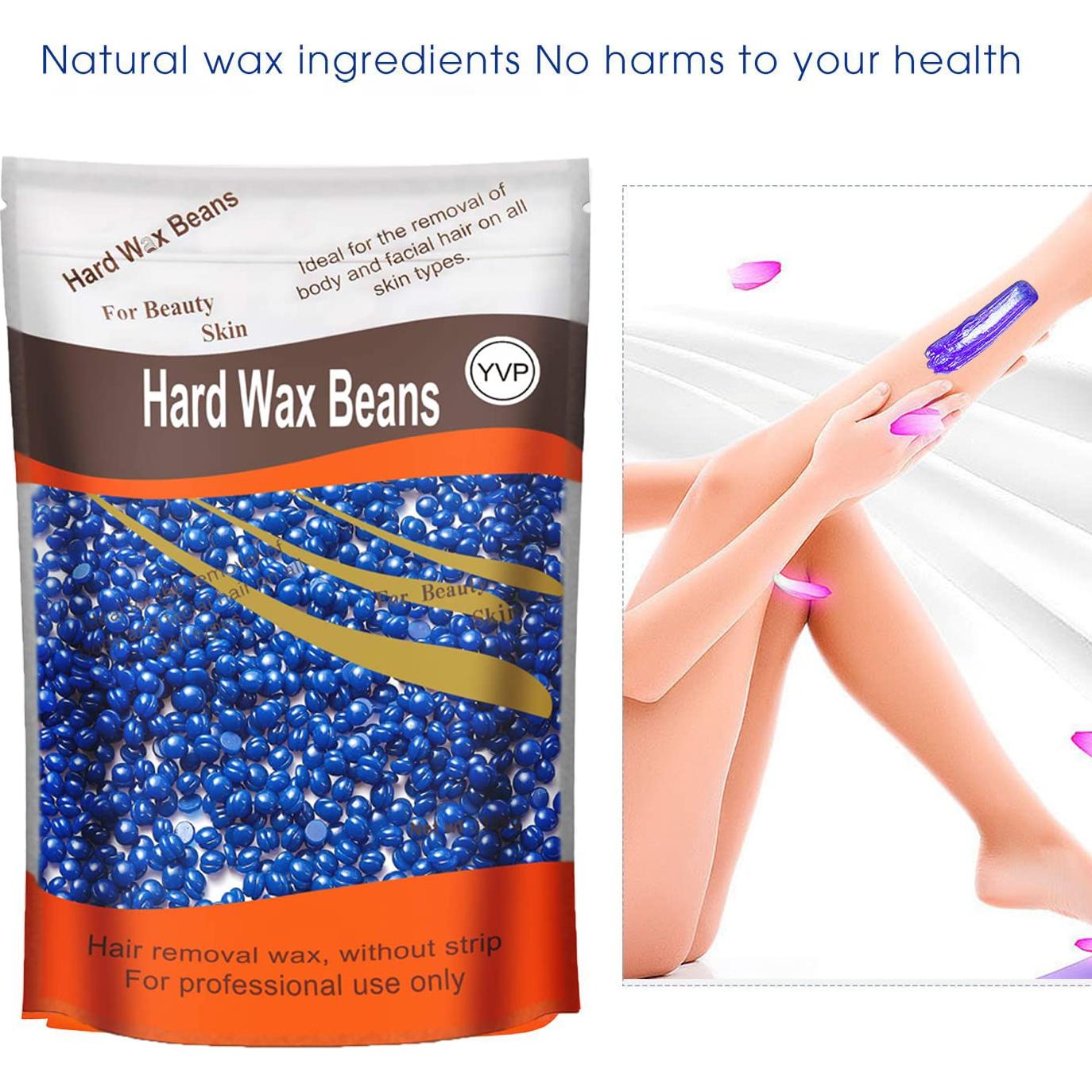 Perlas de Cera Dura Yovanpur 300g para Depilación Indolora