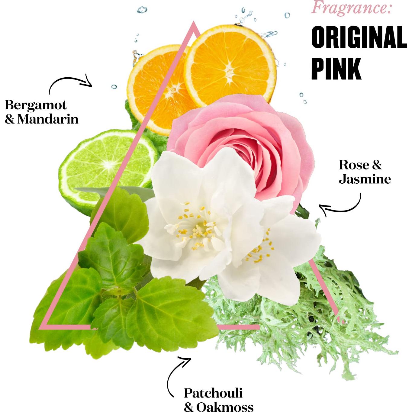 Soap & Glory Original Pink Clean On Me Body Wash - Rich, Creamy Shower Soap with Built-In Body Lotion for Maximum Hydration - Bergamot & Rose Scented Moisturizing Body Wash (75ml)