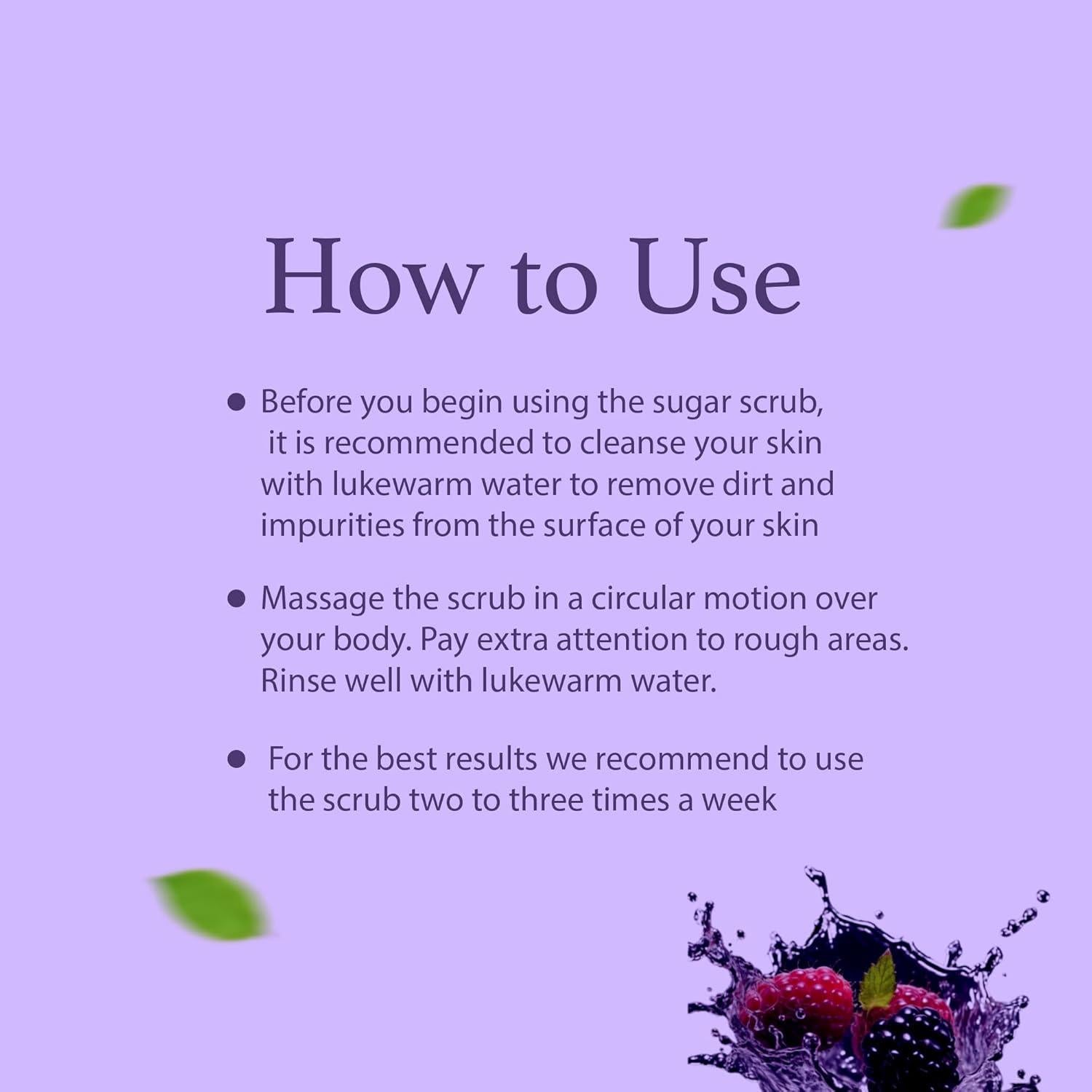 Exfoliante Corporal de Azúcar LA Bodies - Mezcla de Bayas 592 mL