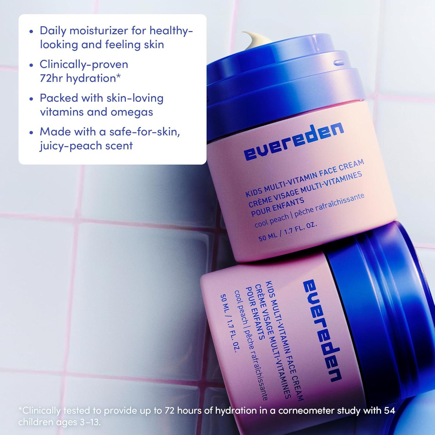 Crema Facial para Niños Evereden Durazno Fresco 48 g