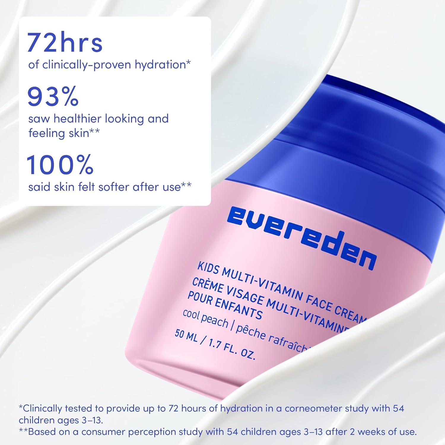 Crema Facial para Niños Evereden Durazno Fresco 48 g