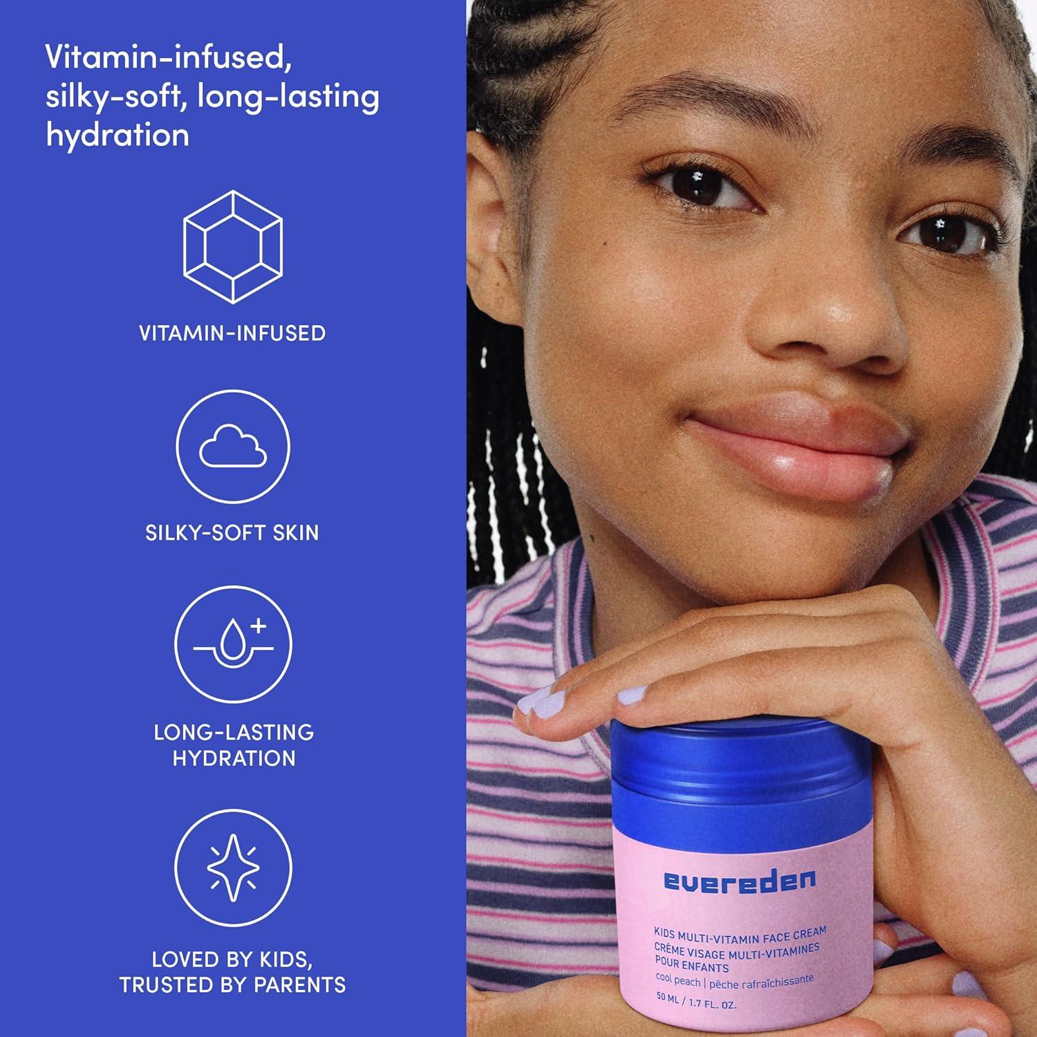 Crema Facial para Niños Evereden Durazno Fresco 48 g