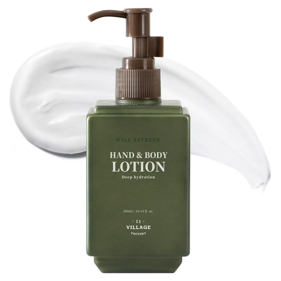 Loción Refrescante para Manos y Cuerpo Village11Factory 300ml Eucalipto y Pachulí