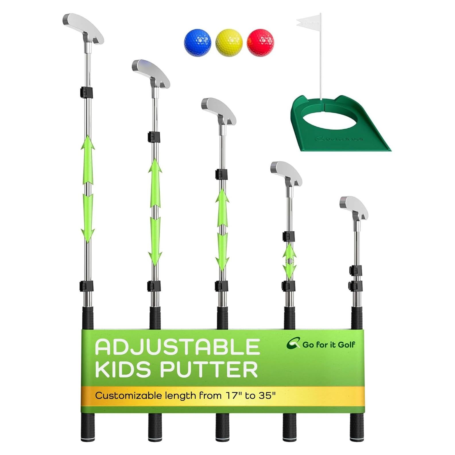 Putter de Golf Ajustable Go For It Golf - Niños 43-89 cm