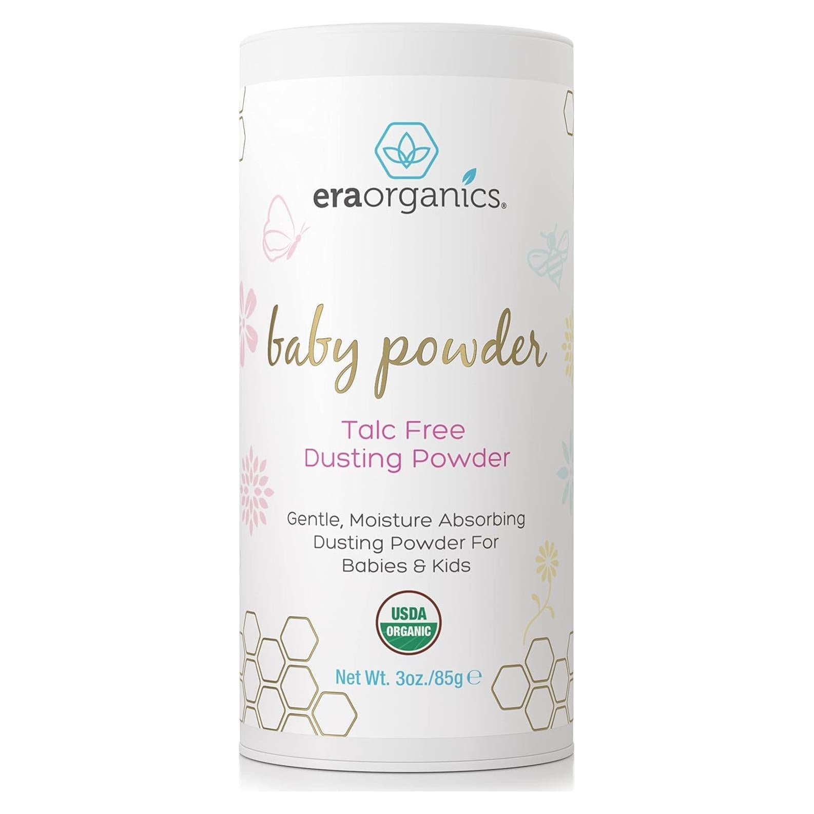 Polvo para Bebés Orgánico Era Organics 85g Sin Talco