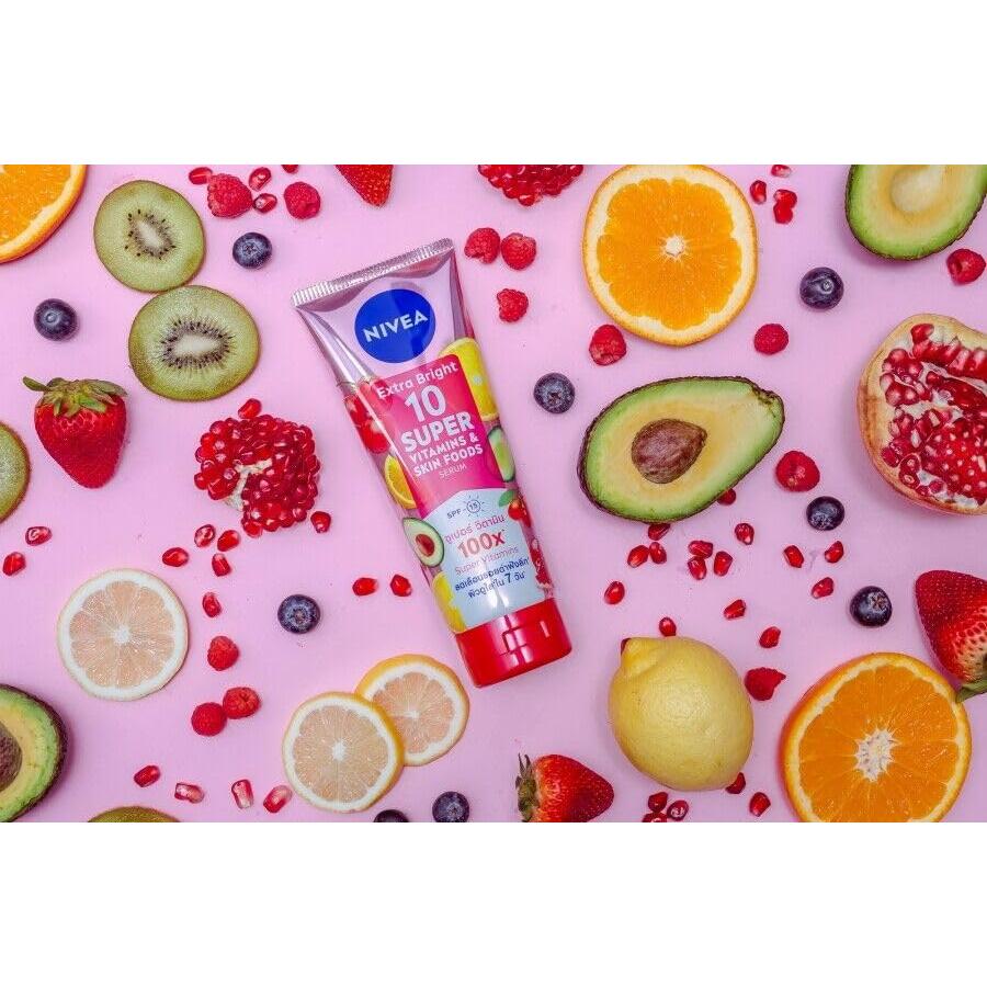 NIVEA Loción Corporal Extra Brillante 320ml 10 Vitaminas