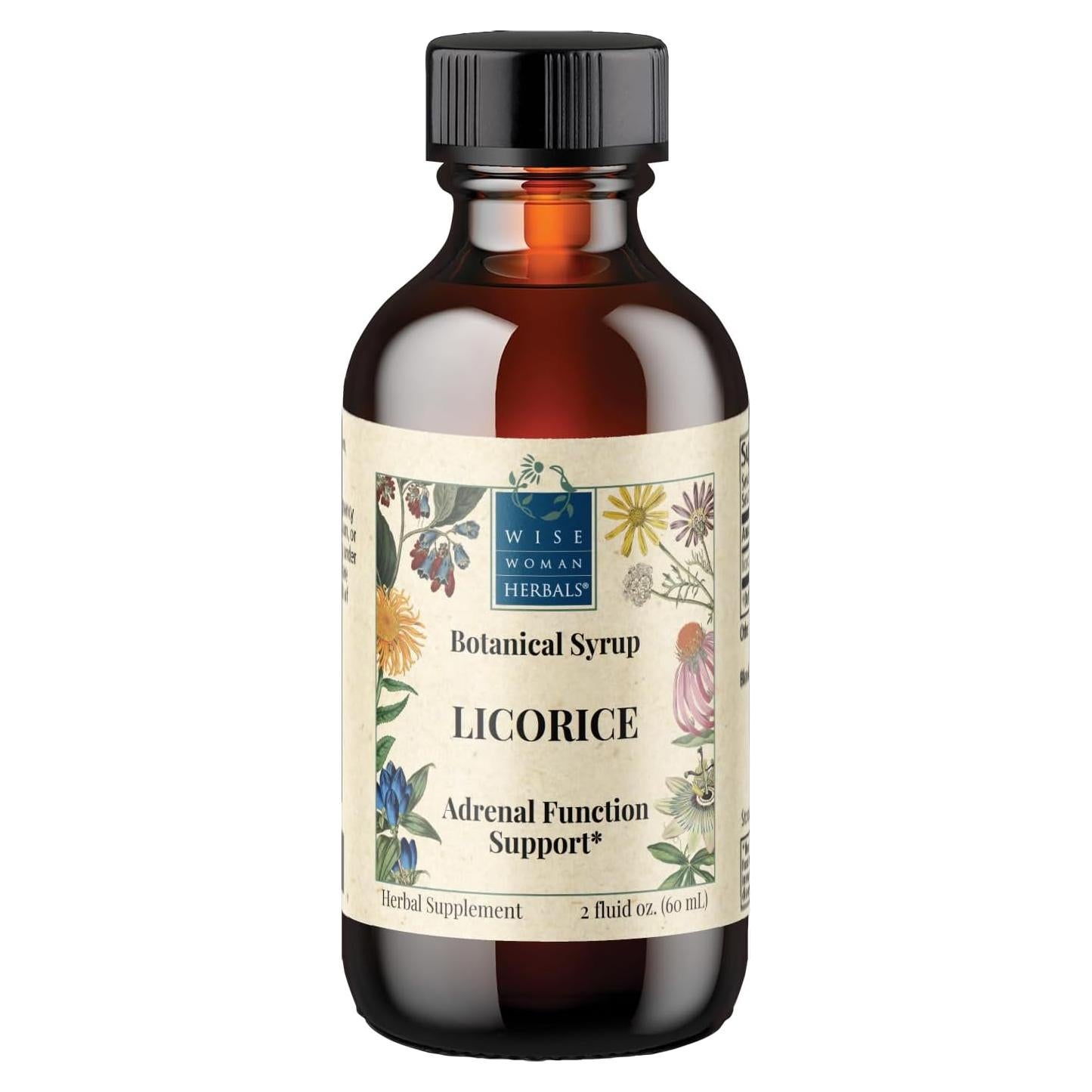 Jarabe Botánico de Regaliz Wise Woman Herbals 59 ml Sin Alcohol