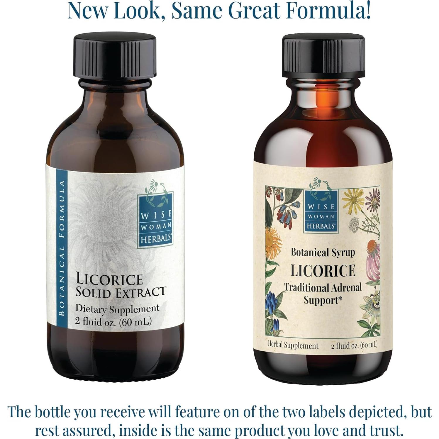 Jarabe Botánico de Regaliz Wise Woman Herbals 59 ml Sin Alcohol