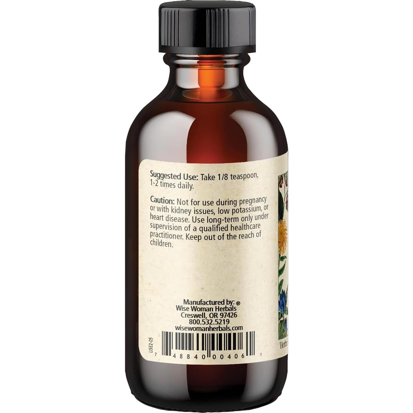 Jarabe Botánico de Regaliz Wise Woman Herbals 59 ml Sin Alcohol