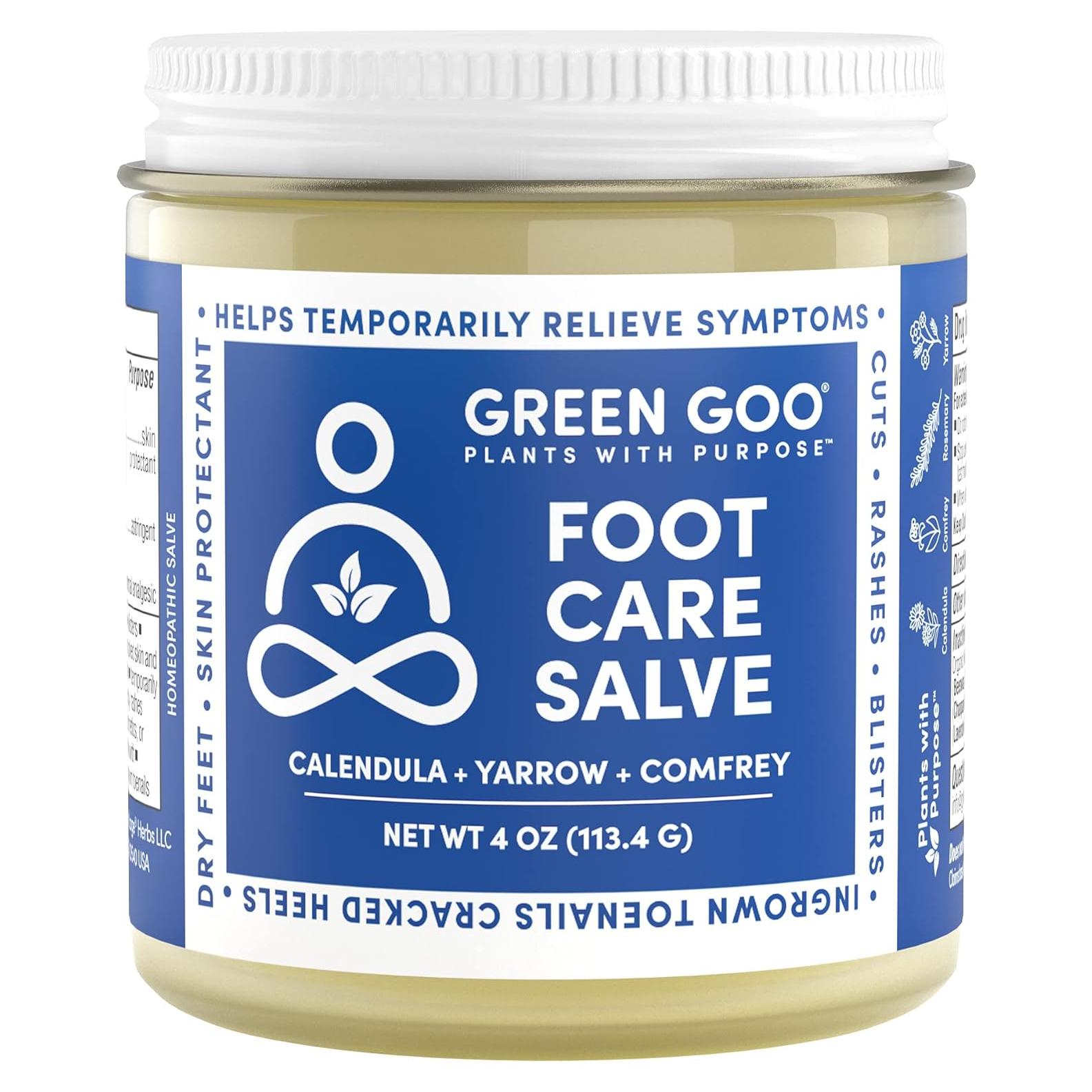 Salve Natural para Cuidado de Pies Green Goo 113g - Alivio Irritación