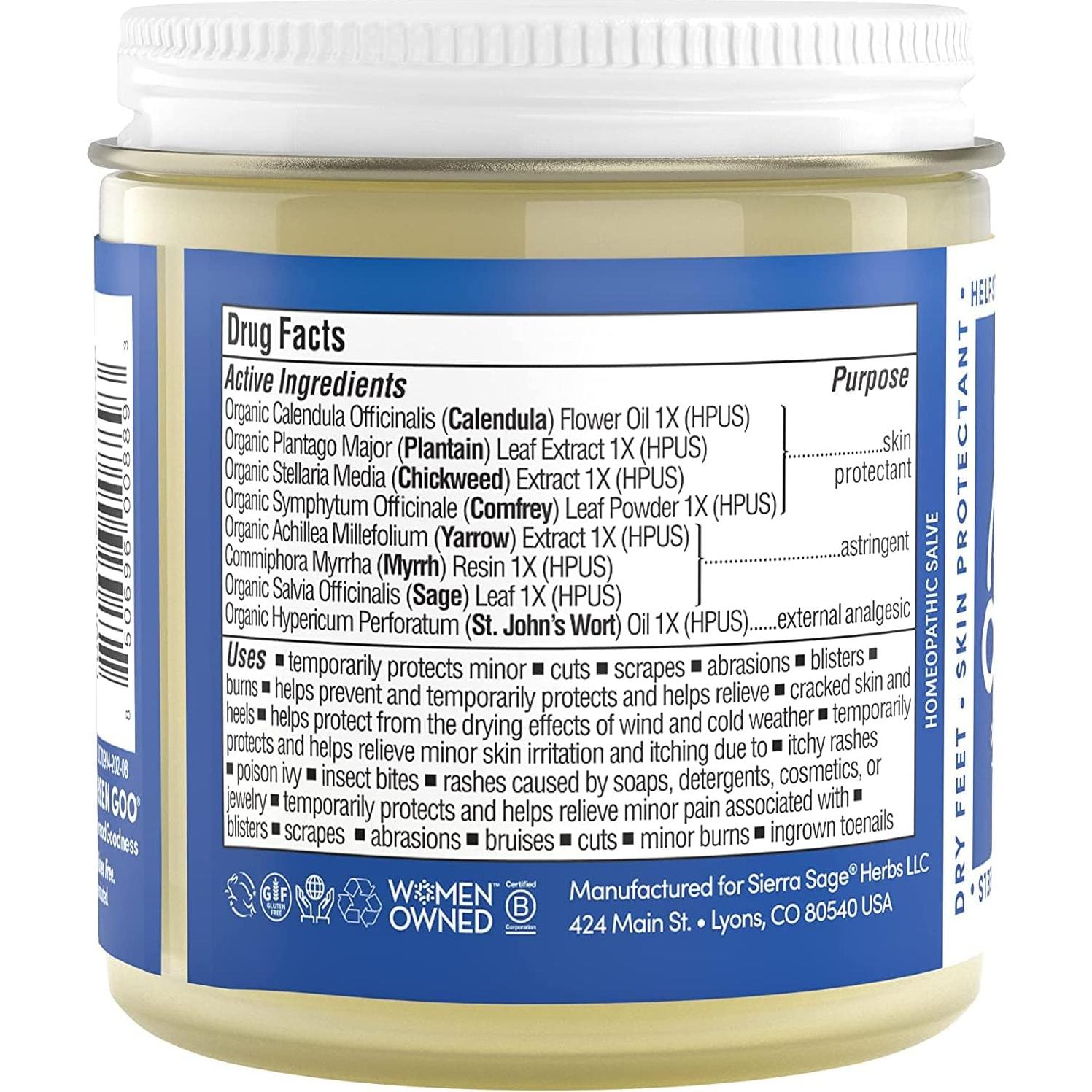 Salve Natural para Cuidado de Pies Green Goo 113g - Alivio Irritación