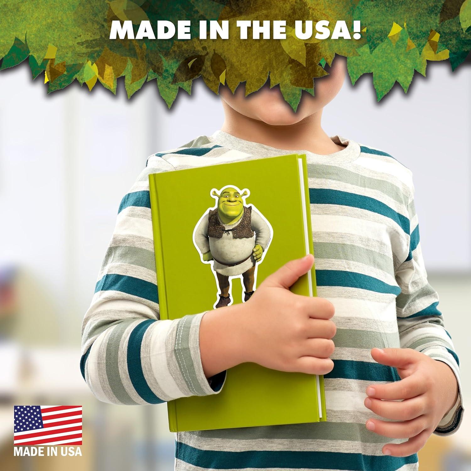 Set de 3 Calcomanías de Vinilo Shrek - Resistentes al Agua