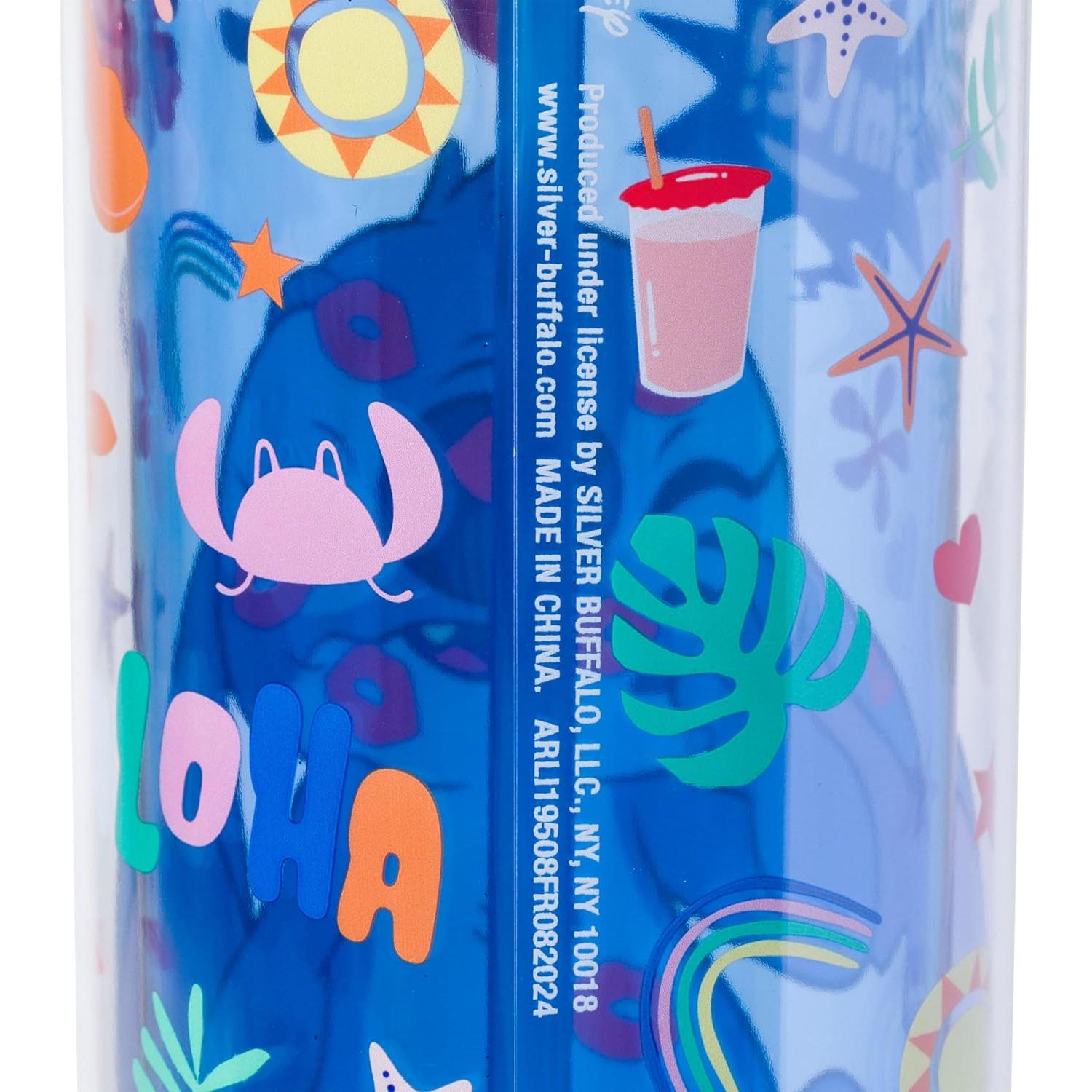 Vaso Frío de Plástico 20oz Buffalo Plateado Lilo y Stitch