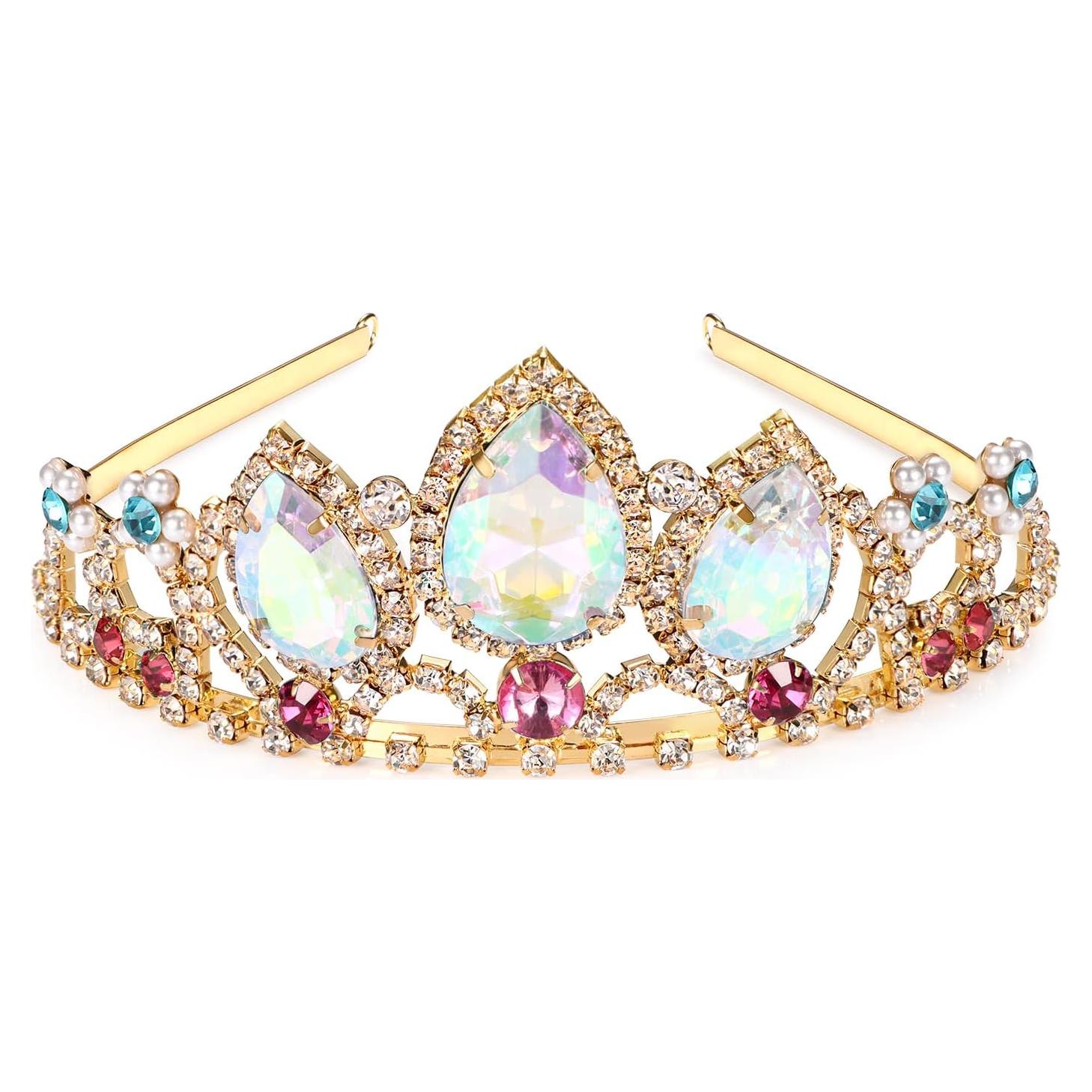 Tiara de Princesa Vinjewelry con Cristales para Niñas