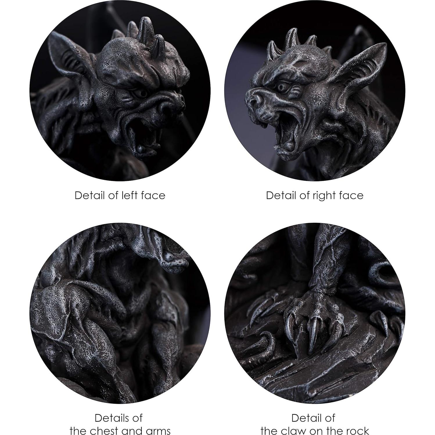 Estatua Gárgola Alada JORAE 22.86 cm Resina Decoración