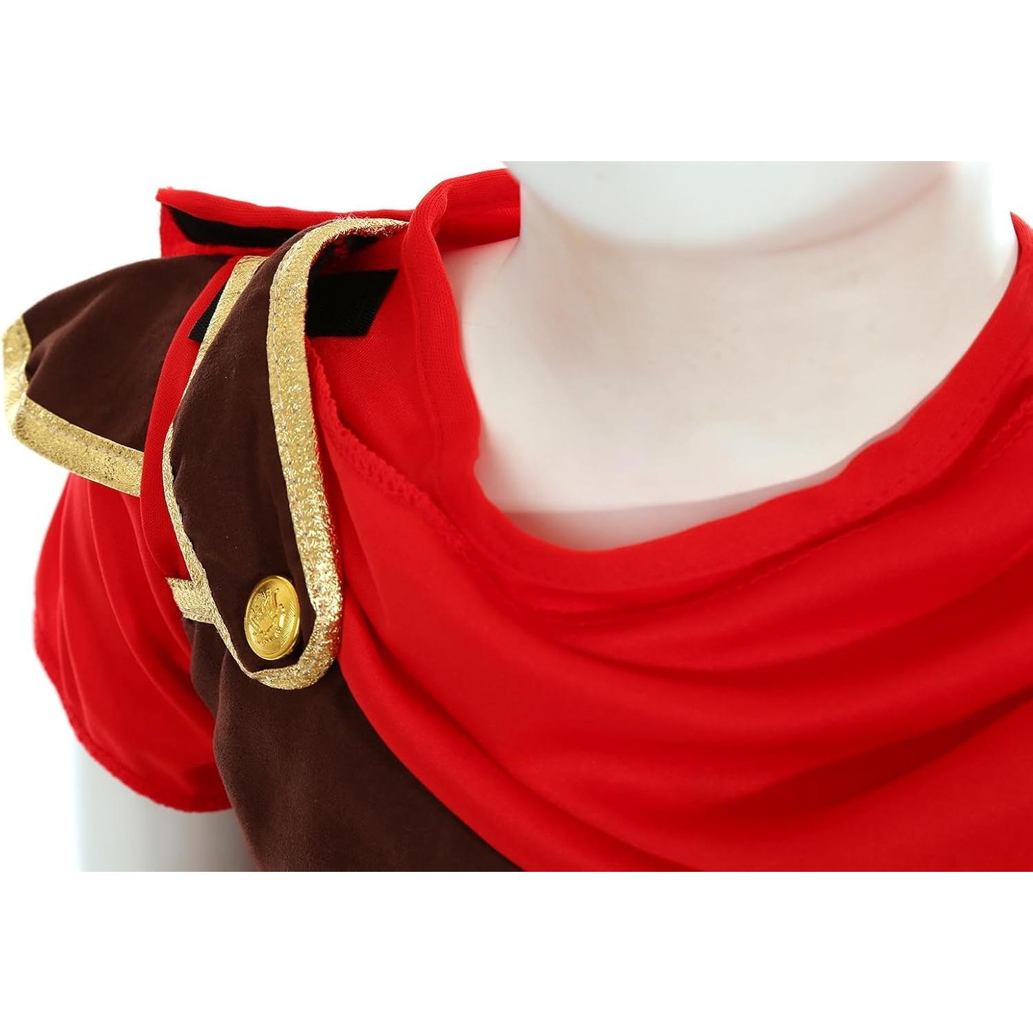 Disfraz de Caballero Medieval para Niños Gorkonpy 8-9 Años