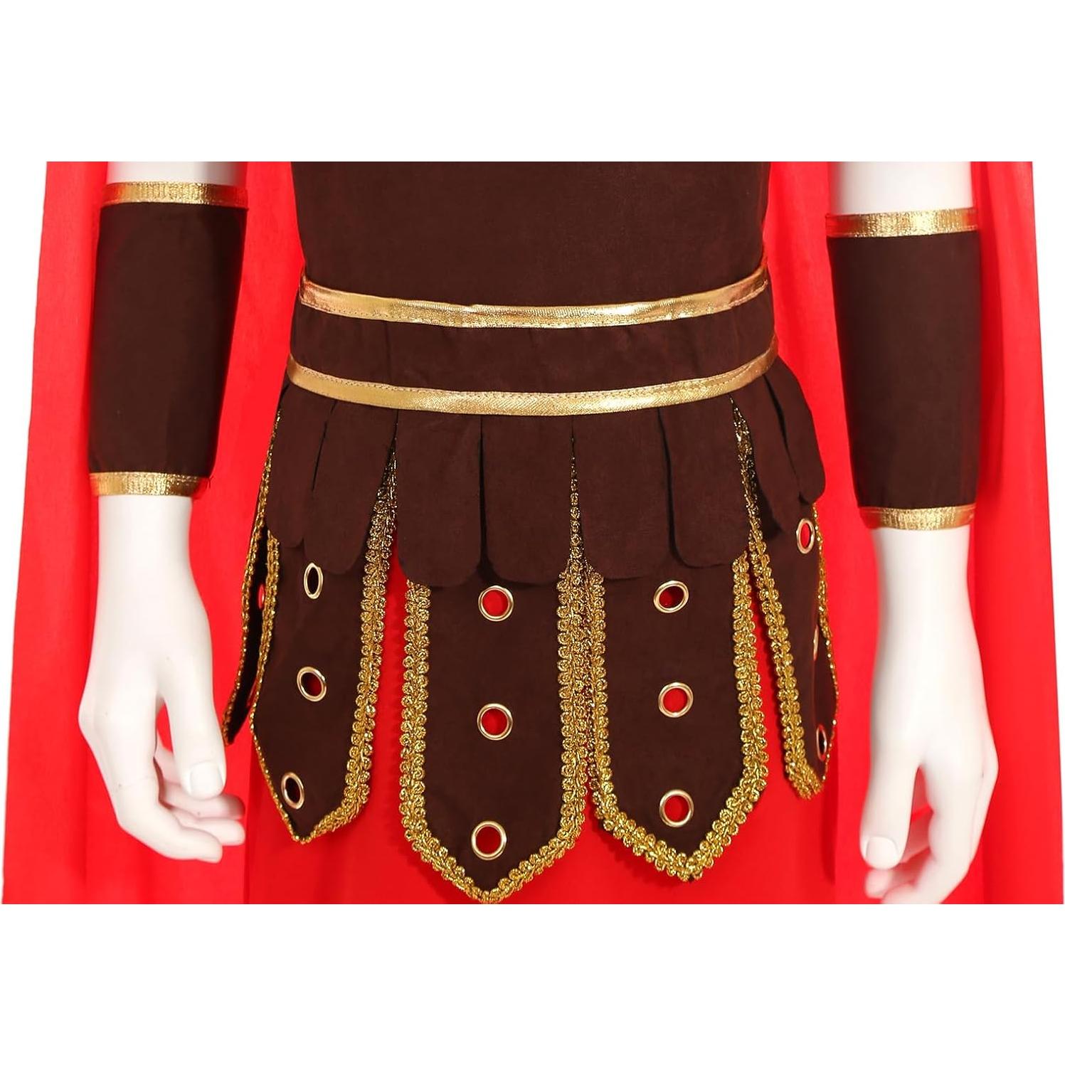 Disfraz de Caballero Medieval para Niños Gorkonpy 8-9 Años