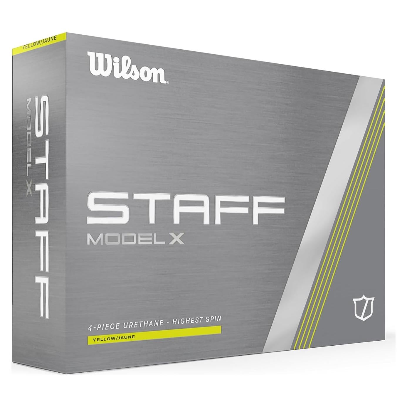 Bolas de Golf WILSON 2024 Staff Model X - 12 Bolas Amarillas