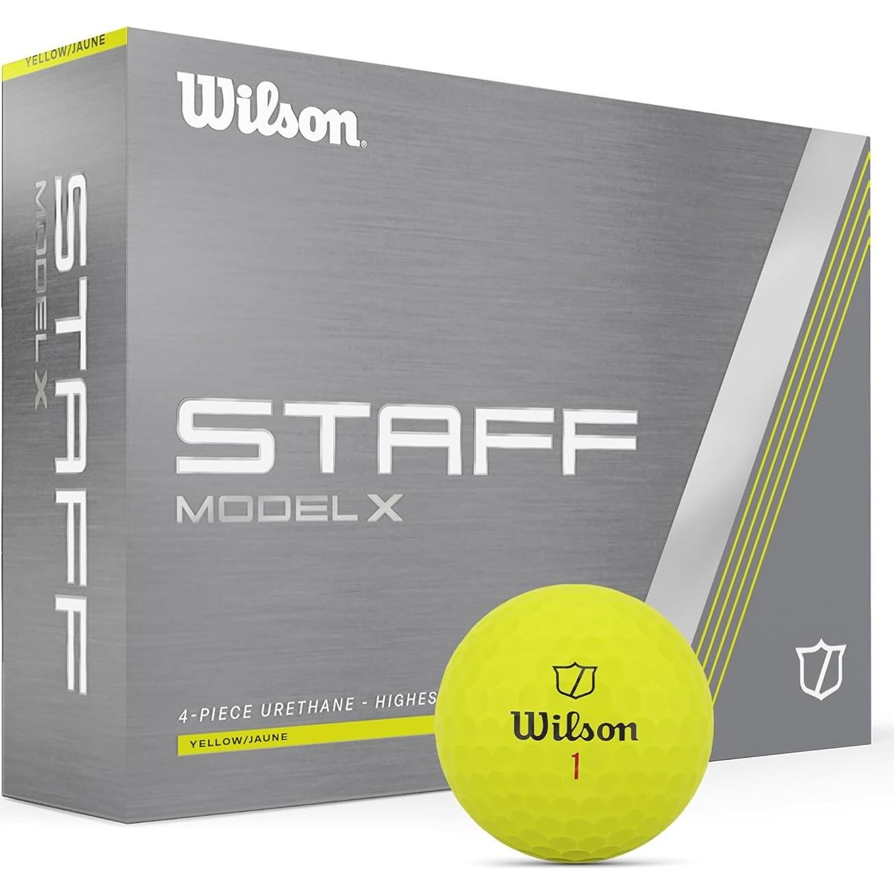 Bolas de Golf WILSON 2024 Staff Model X - 12 Bolas Amarillas