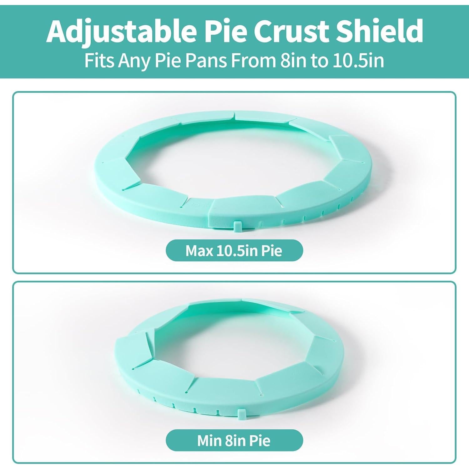 Protector de Costra de Pastel HOHUIGO Ajustable 20-26.7 cm