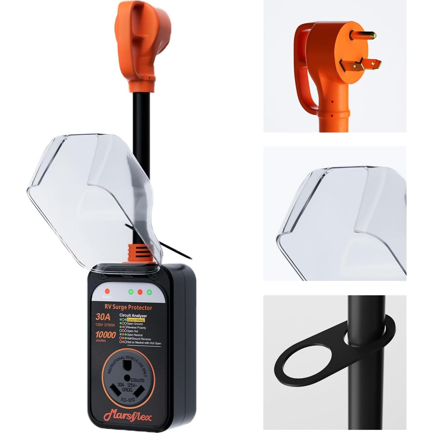 Protector de Sobretensión Marsflex RV 30A 10000 Julios Impermeable