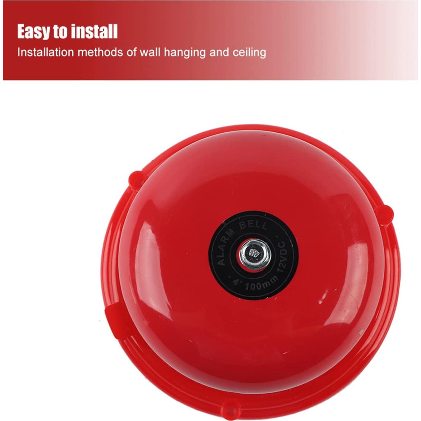 Campana de Alarma Yosoo 12V 100db para Emergencias