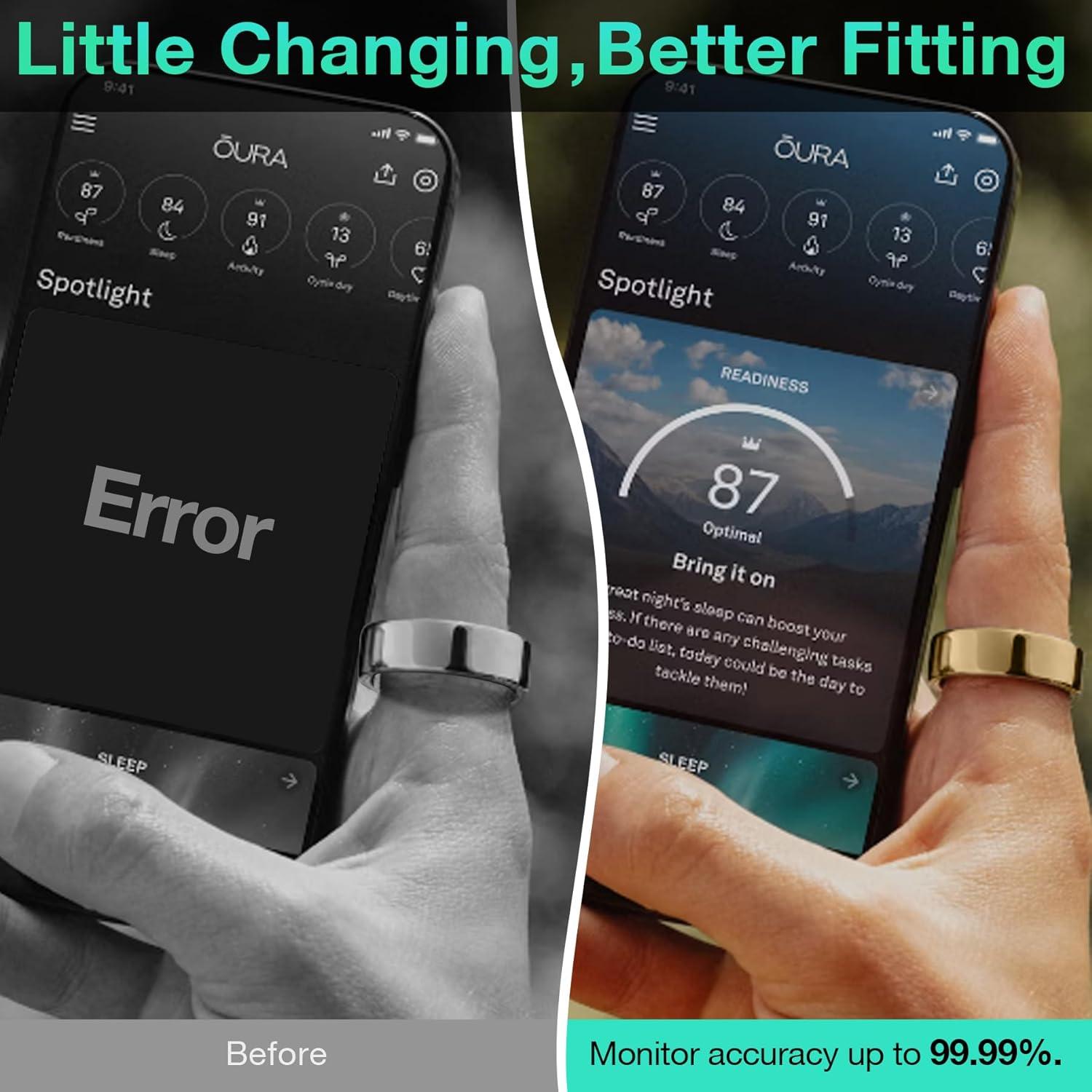 Agarraderas Invisibles YWXTW para Anillo Oura y Samsung - 8 Piezas