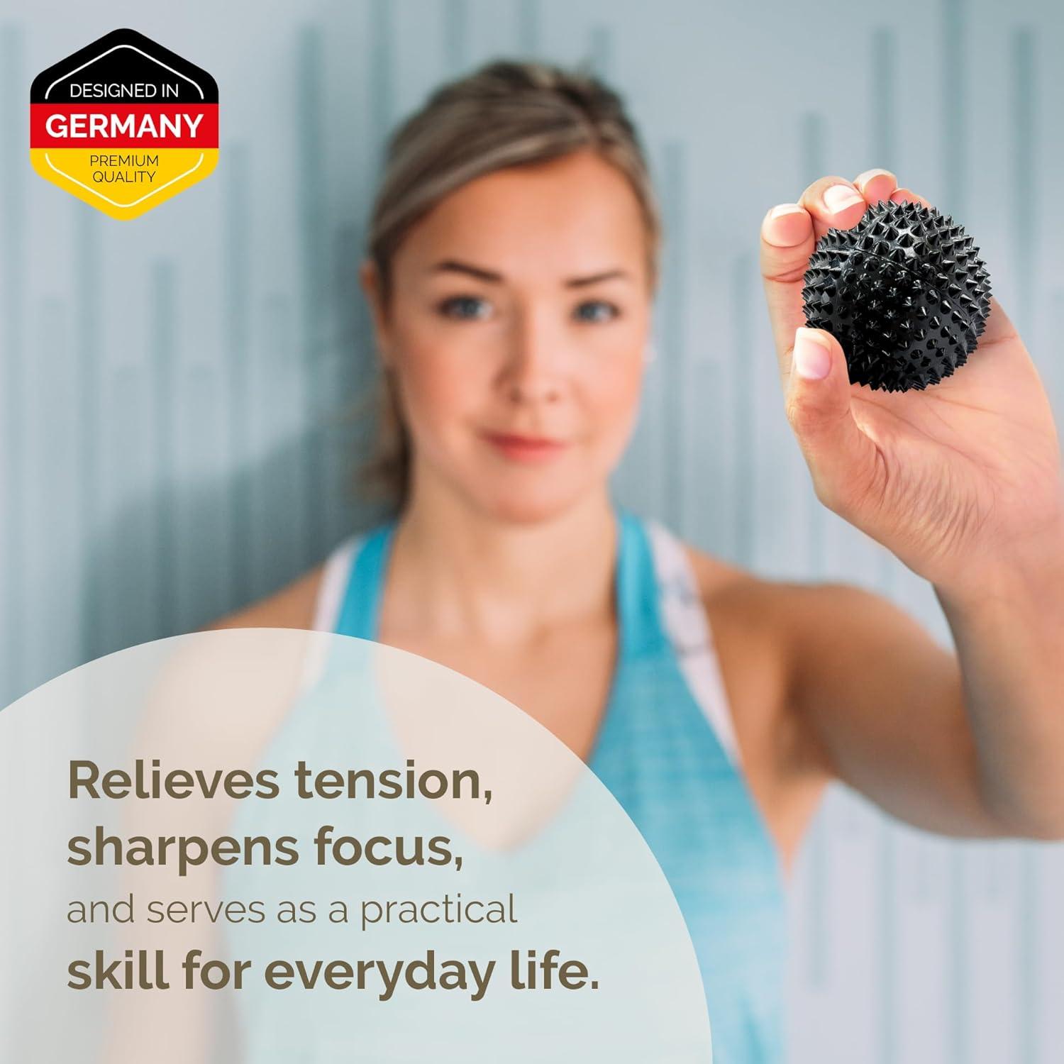 2 Pelotas de Habilidad DBT Espinosas MySkills4Life 47mm Negro