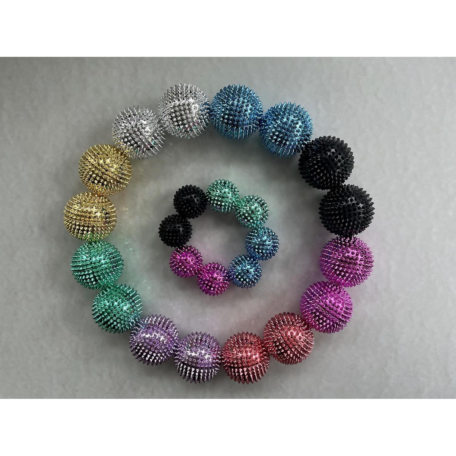 2 Pelotas de Habilidad DBT Espinosas MySkills4Life 47mm Negro