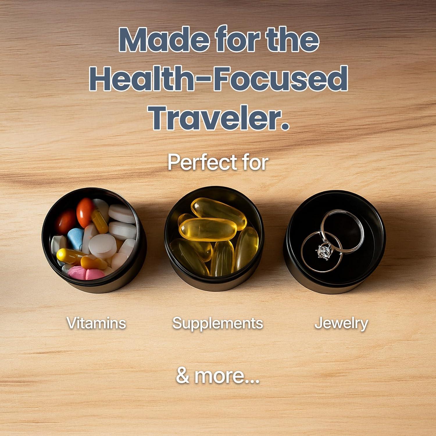 Organizador de Pastillas Ankomn 7 Días Impermeable Portátil