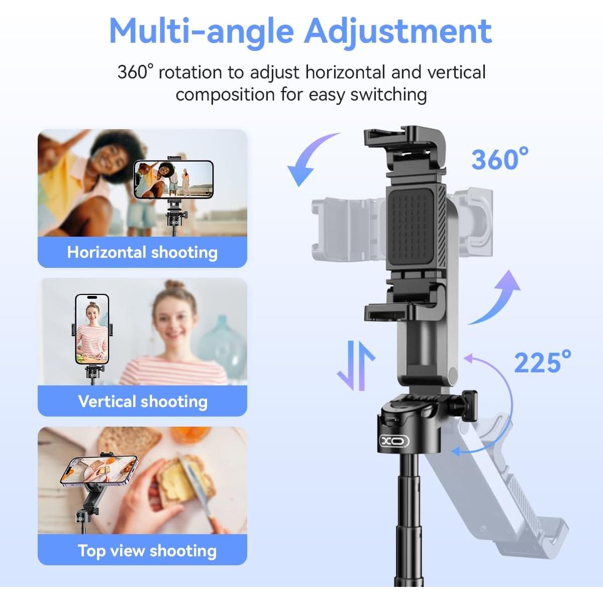 Trípode Mini Retráctil Sanqi Youpin para Teléfono 41 cm