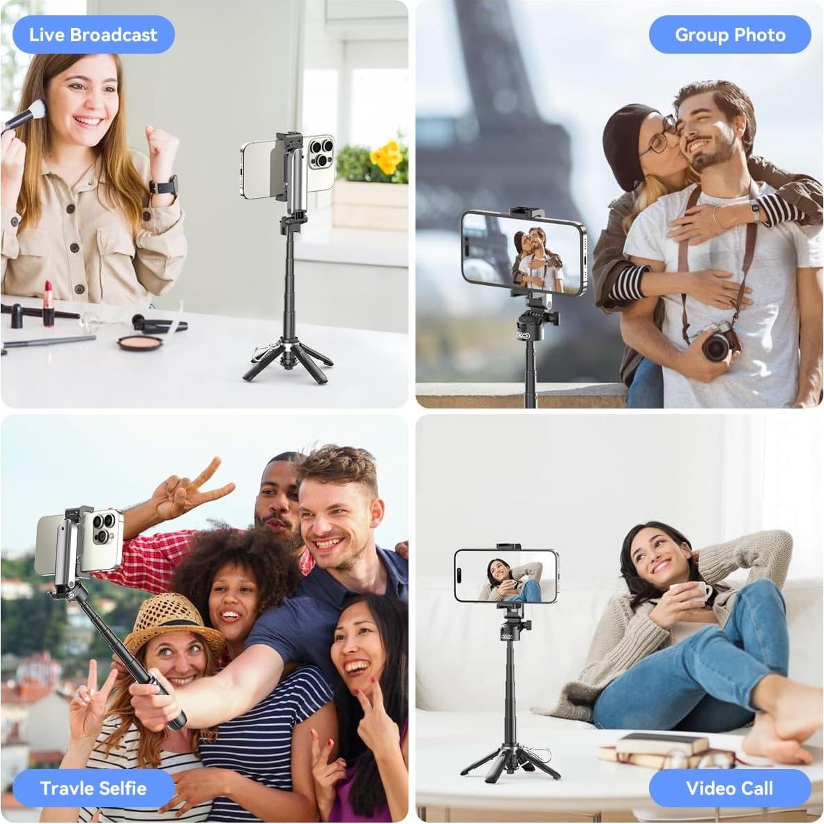 Trípode Mini Retráctil Sanqi Youpin para Teléfono 41 cm