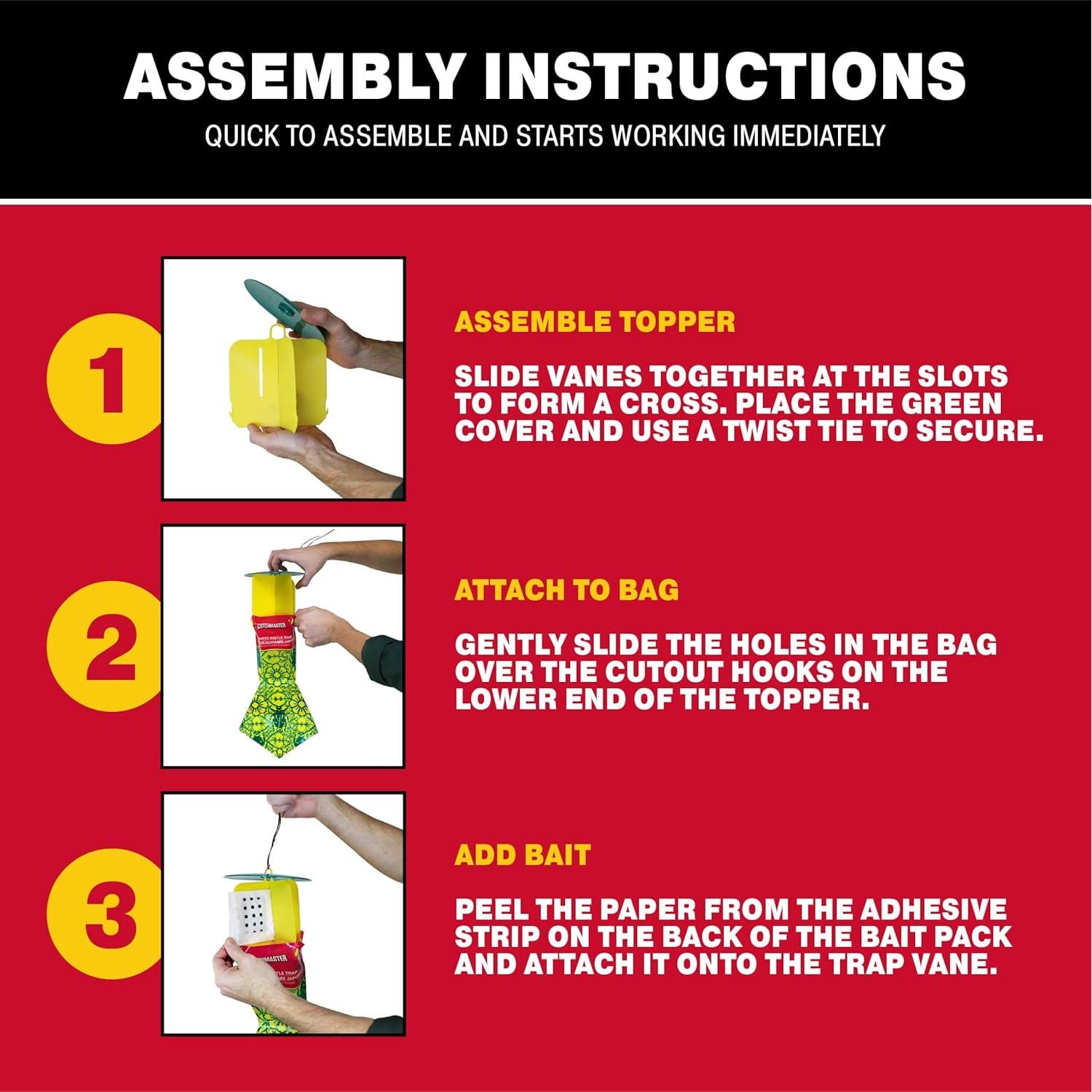 Trampas para Escarabajos Japoneses Catchmaster 3PK con Atrayente