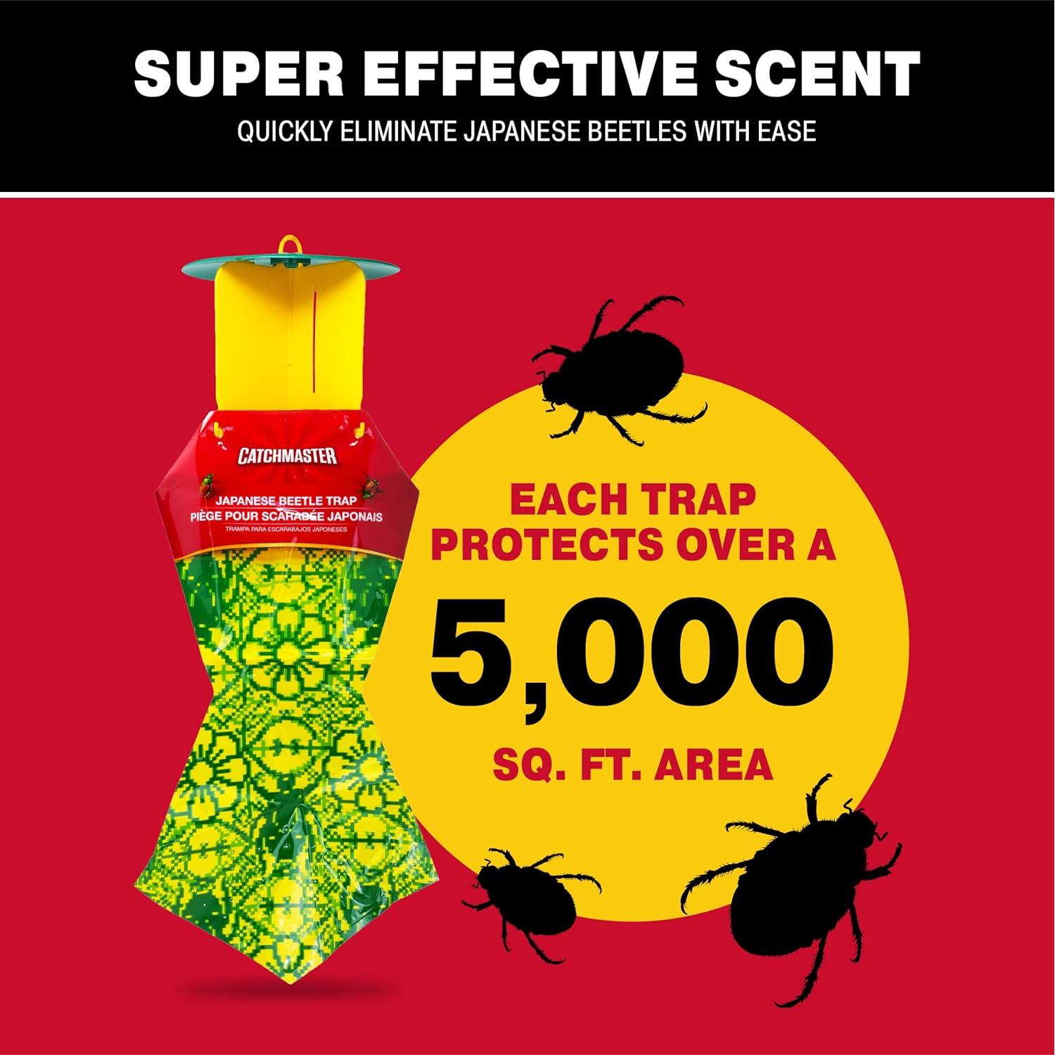 Trampas para Escarabajos Japoneses Catchmaster 3PK con Atrayente