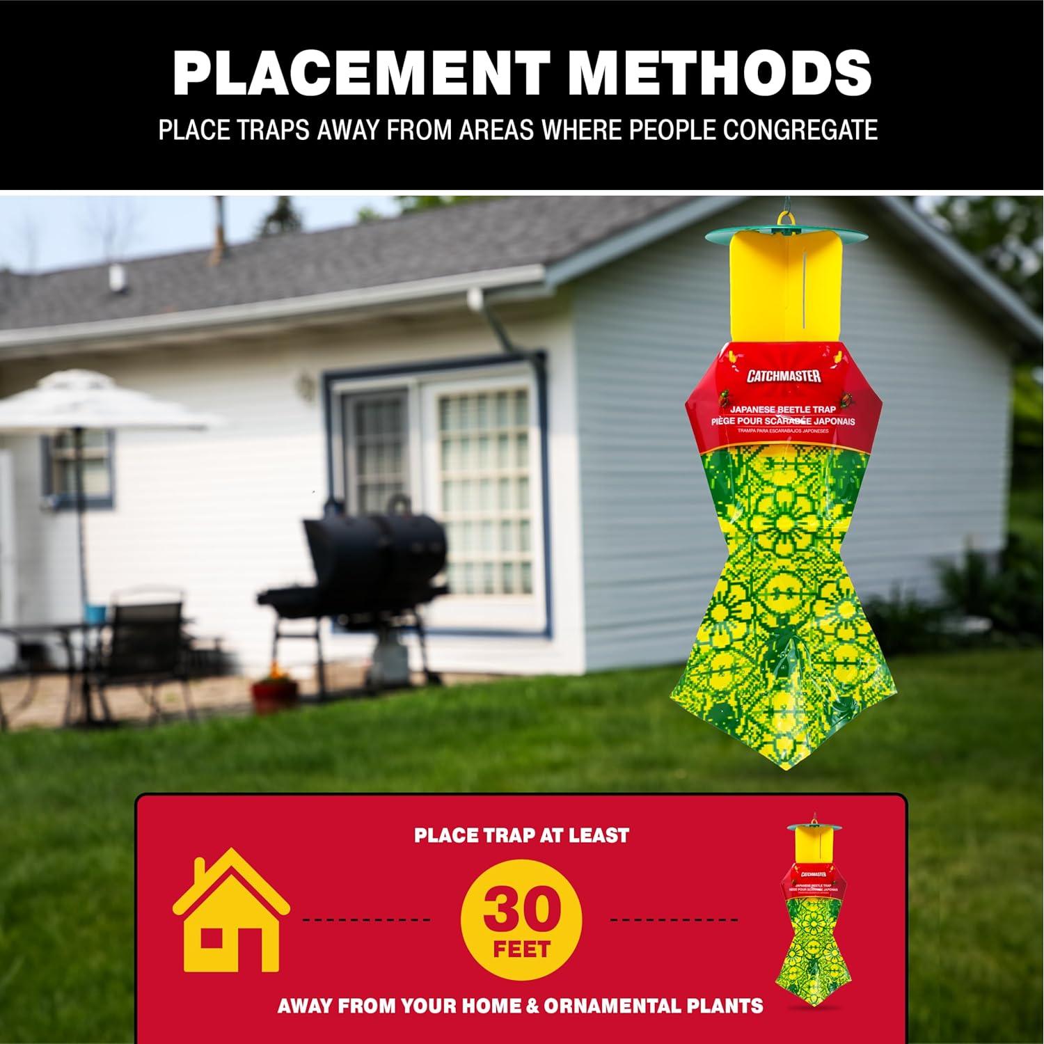Trampas para Escarabajos Japoneses Catchmaster 3PK con Atrayente