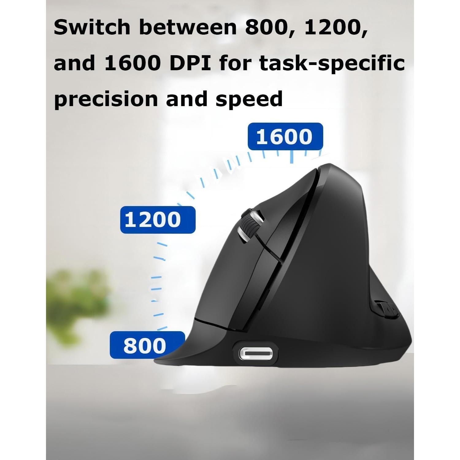 Ratón Inalámbrico Ergonómico SHARE SUNSHINE Vertical Silencioso