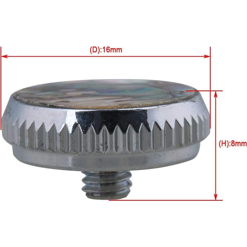 Botones de Dedo para Trompeta Liyafy 3 Piezas Concha de Abulón