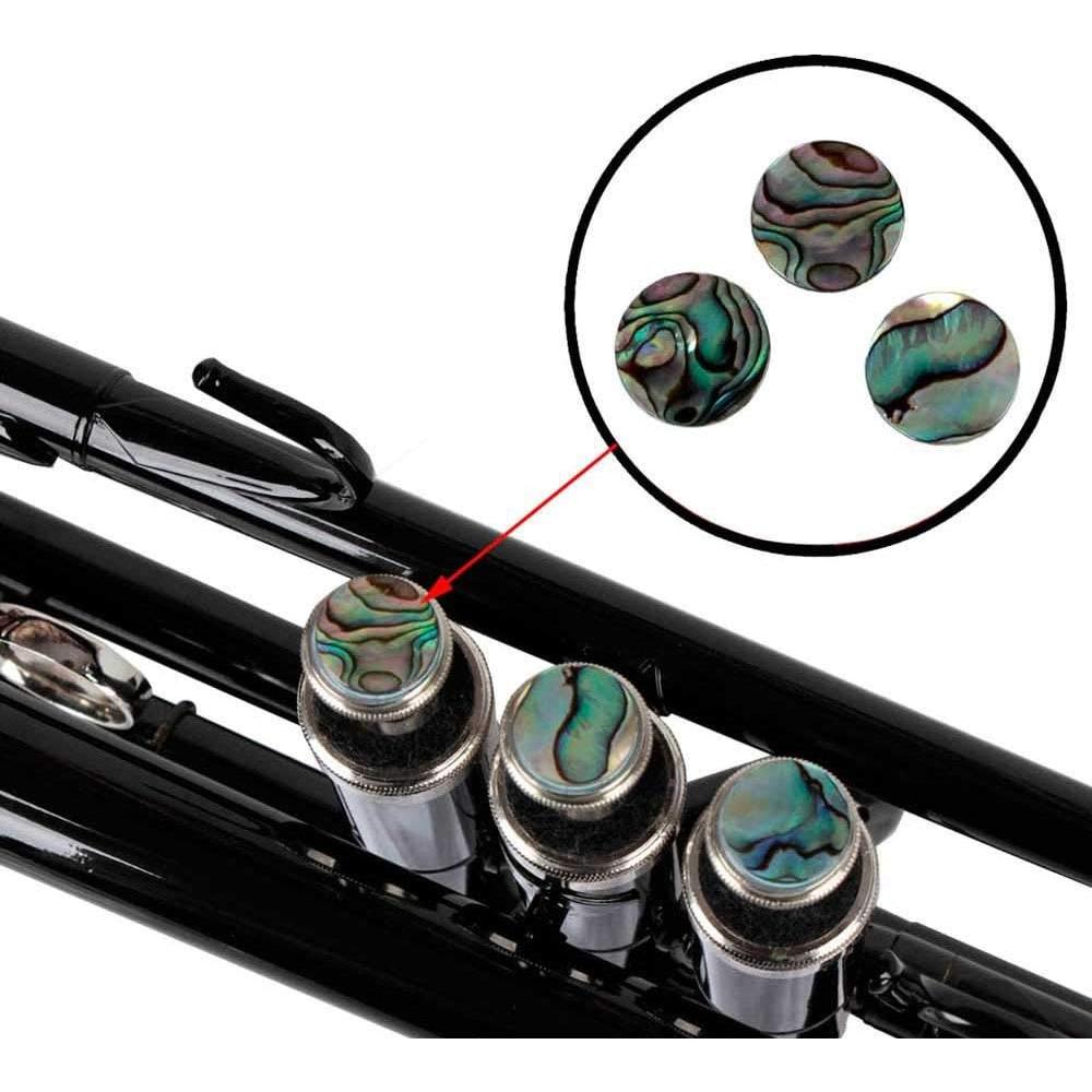 Botones de Dedo para Trompeta Liyafy 3 Piezas Concha de Abulón