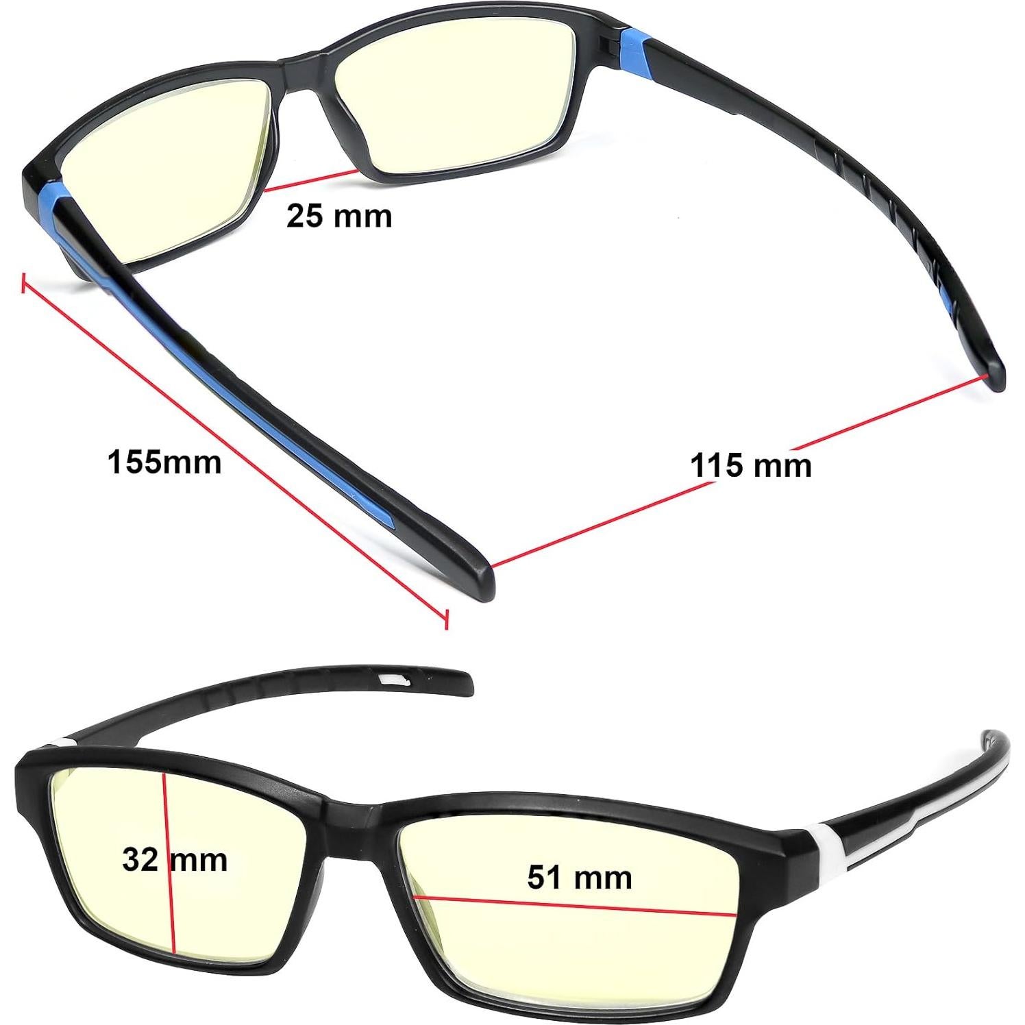 Gafas de Lectura Success Eyewear Anti Reflejo 0.0x Set de 2