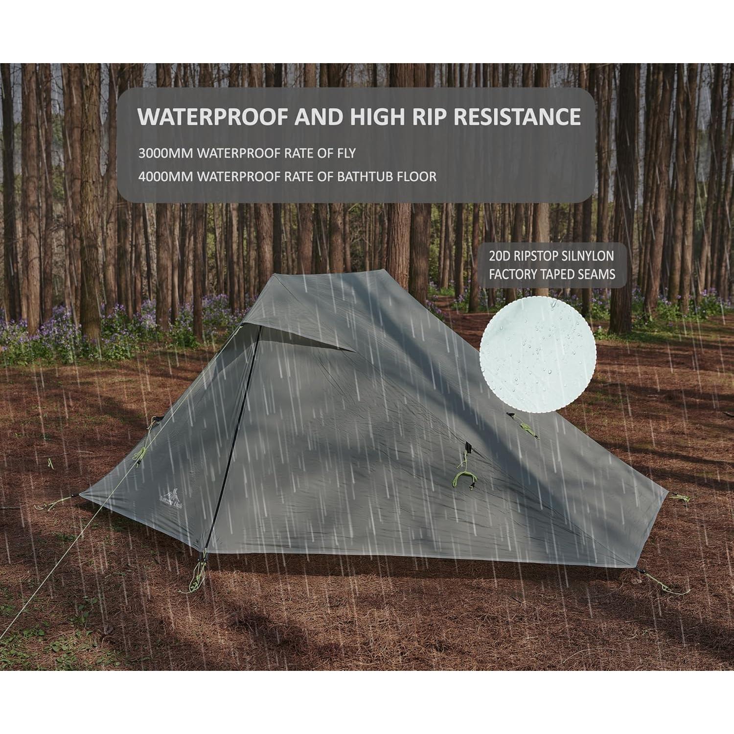 Tienda Camping Nature Link Altair-2 para 2 Personas 3 Temporadas