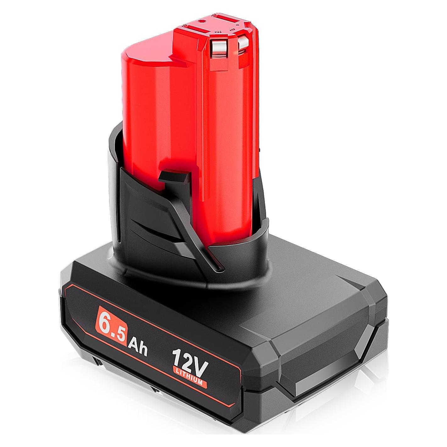 Batería Li-Ion 12V 6500mAh TenHutt para Milwaukee M-12