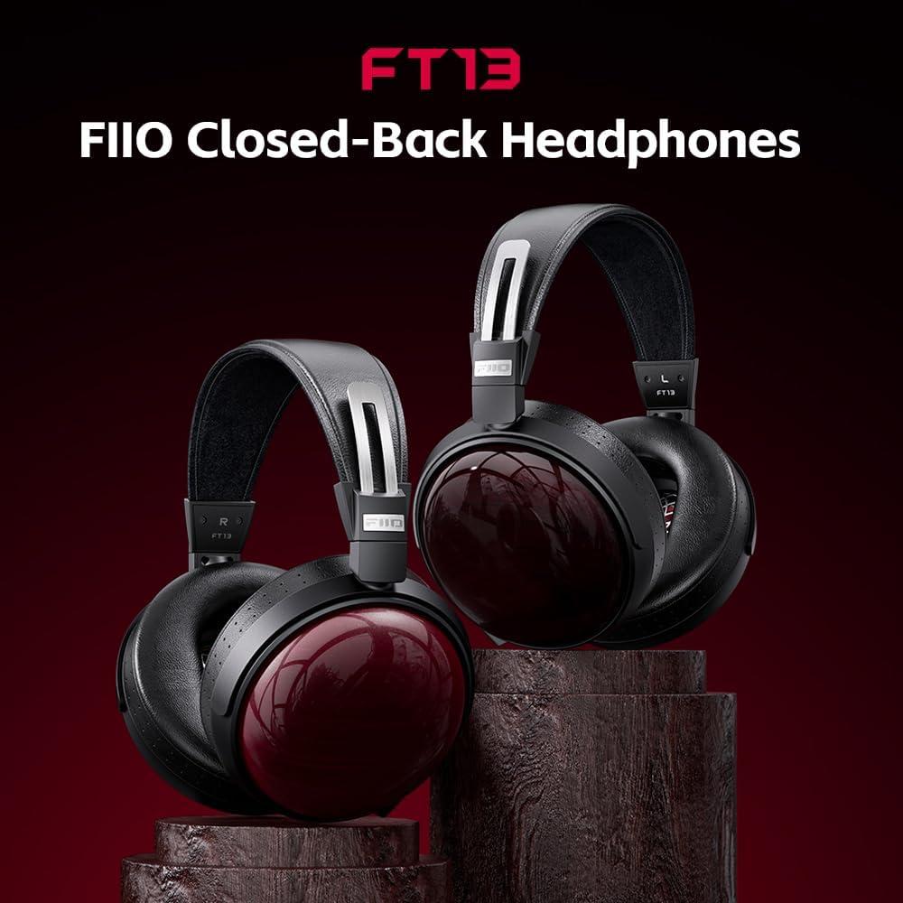 Auriculares Cerrados FiiO FT13 Audiophile 60mm Madera Purpleheart