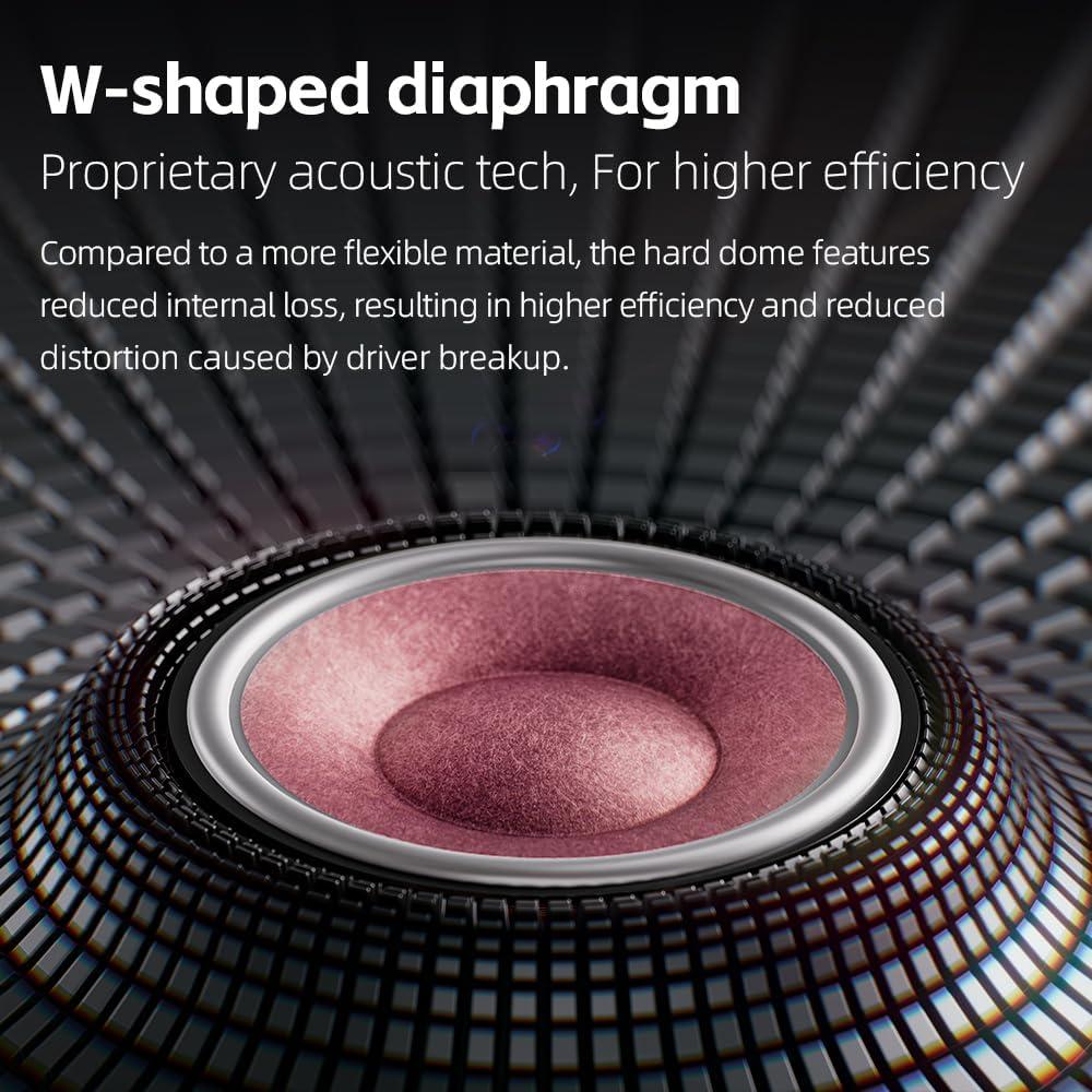 Auriculares Cerrados FiiO FT13 Audiophile 60mm Madera Purpleheart