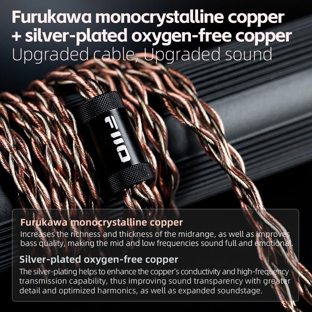 Auriculares Cerrados FiiO FT13 Audiophile 60mm Madera Purpleheart