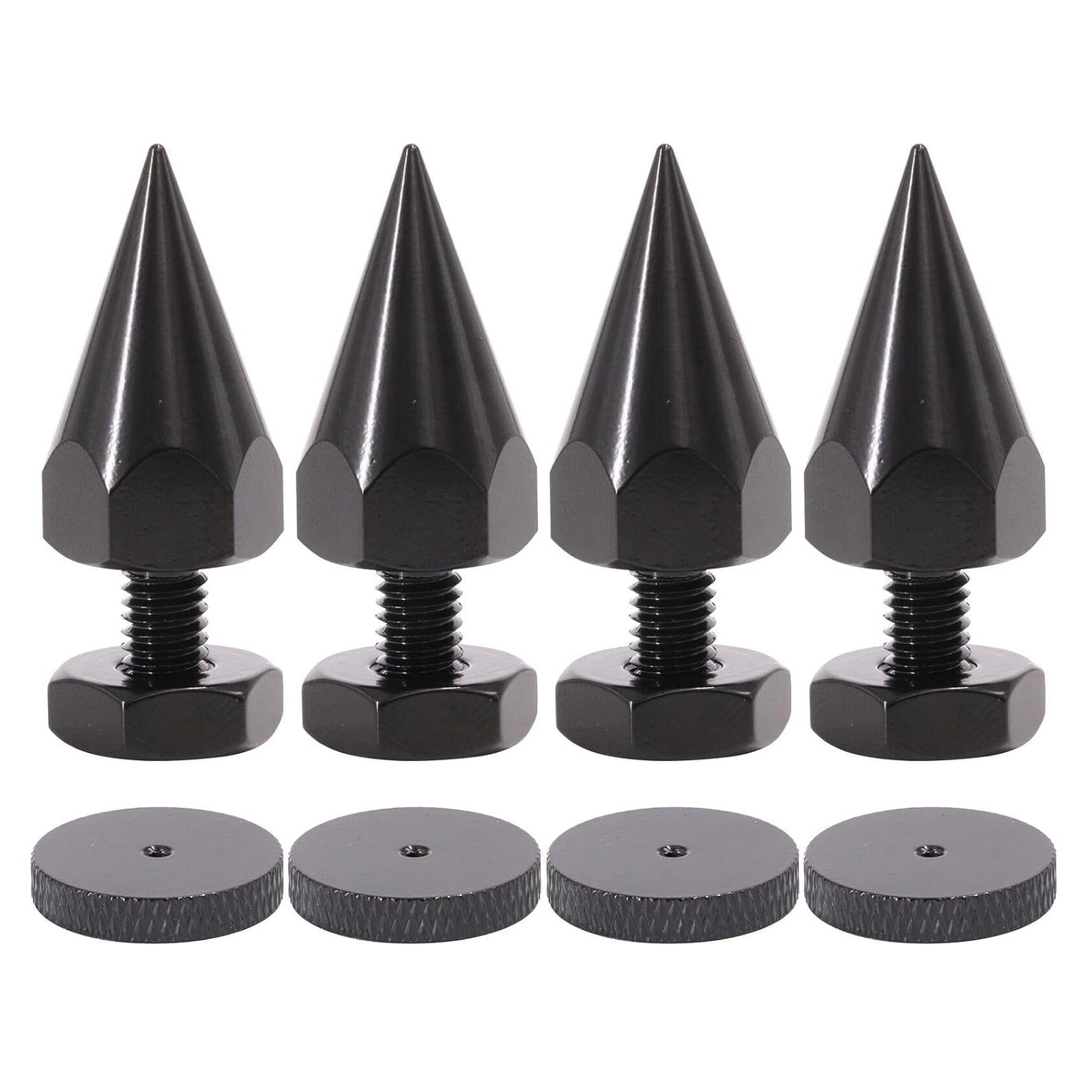 Puntas de Altavoz Flushbay M6 Negras Ajustables 4 Piezas