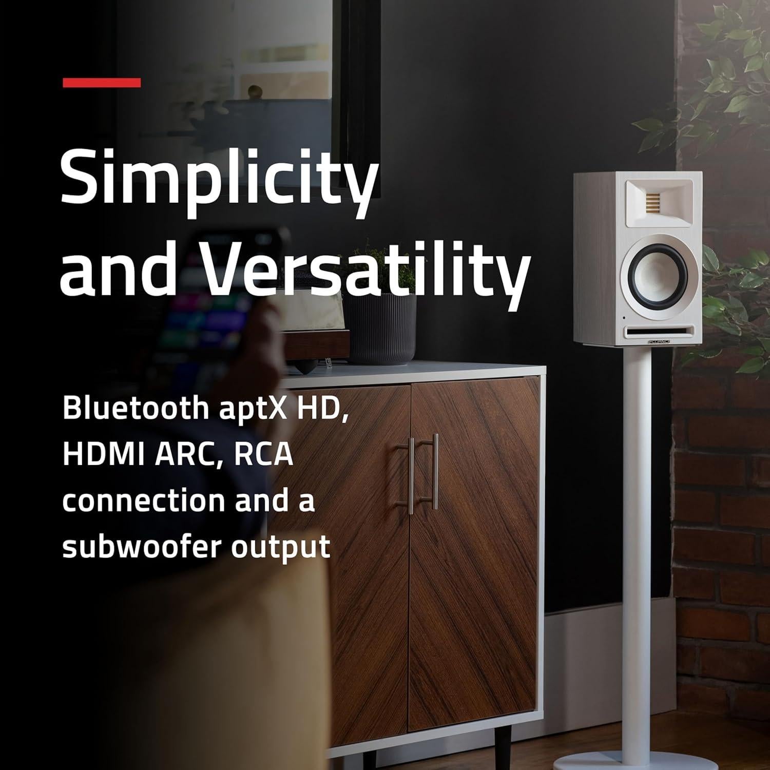 Altavoces de Estantería Fluance Ri71 120W Bluetooth HDMI Roble