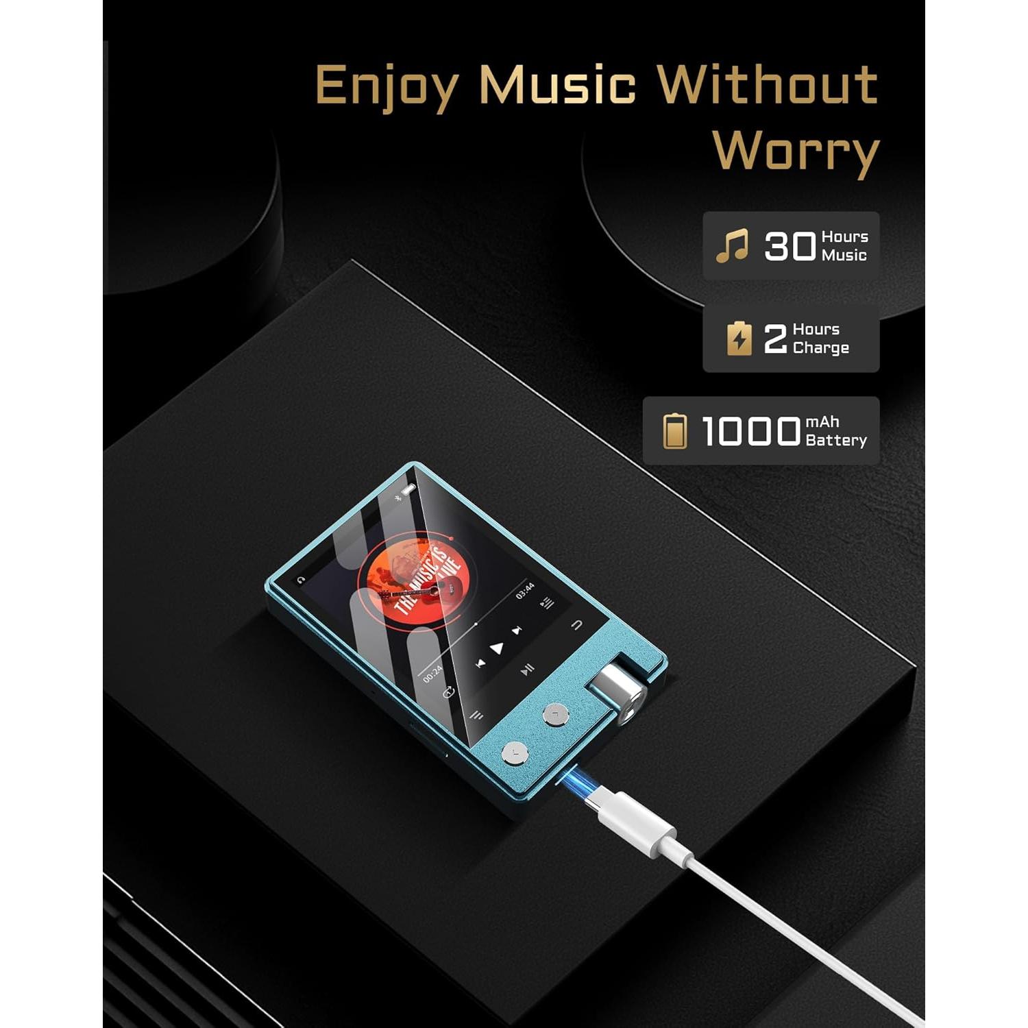 Reproductor MP3 PECUS Z12Pro 64GB Bluetooth 5.1 HiFi Portátil